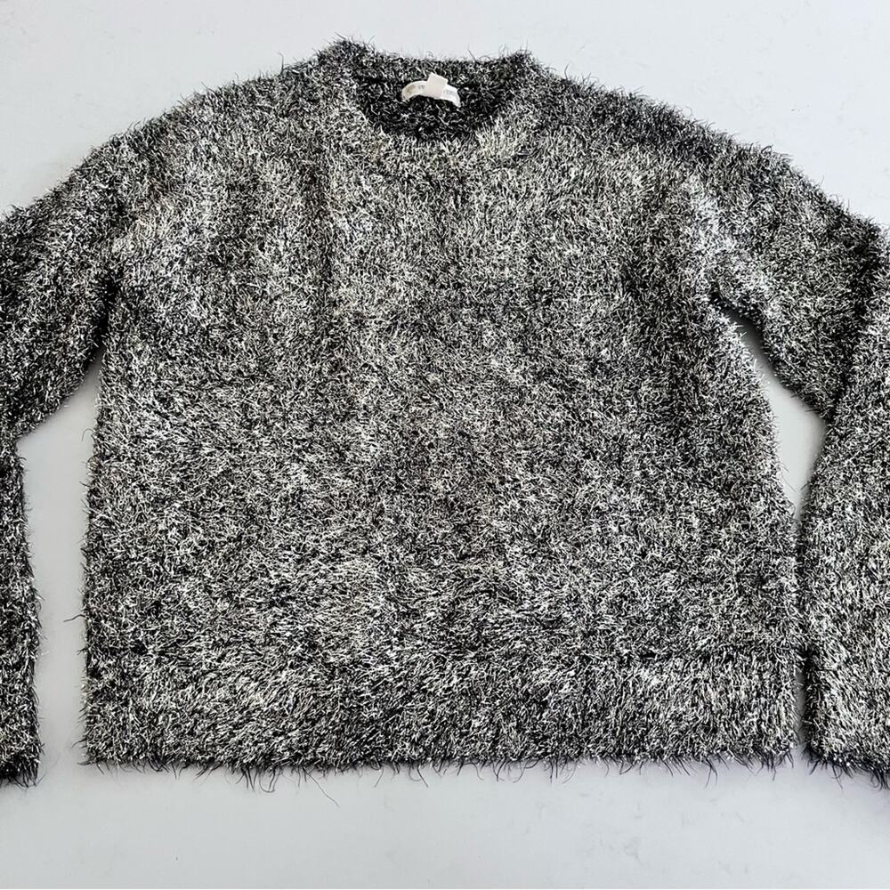 Tucker + Tate Girls Gold Metallic Tinsel Holiday Pullover Sweater size 10/12 - Picture 2 of 7